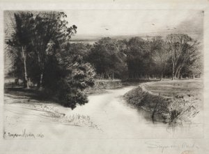 Een Zonsondergang in Ierland door Francis Seymour Haden