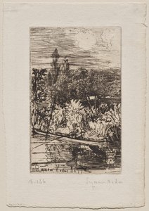 Barbeel vissen door Francis Seymour Haden