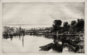 Egham, 1859 door Francis Seymour Haden