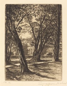 Kensington Gardens (De Kleine Plaat) door Francis Seymour Haden