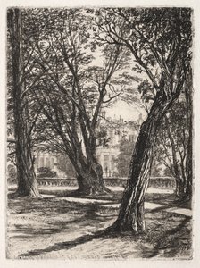 Kensington Gardens (De Kleine Plaat) door Francis Seymour Haden