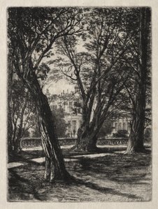 Kensington Tuinen door Francis Seymour Haden