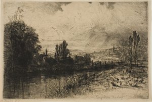 Op de Test door Francis Seymour Haden