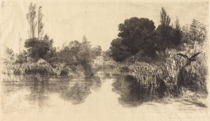 Shere Mill Pond (De Grotere Plaat) door Francis Seymour Haden