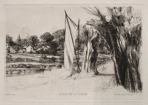Thames Ditton - Met een zeil, 1864