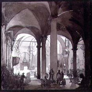 Interieur van de kloosterkerk, San Felice, Florence