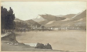 Stad Lugano, Zwitserland, 1781