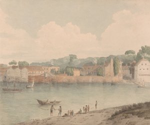 Vauxhall trappen, vanaf Millbank, 5 juli 1797