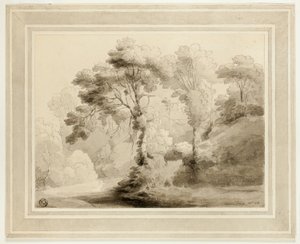 Bosrijk Landschap door Francis Towne