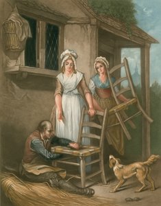 Oude stoelen om te repareren
