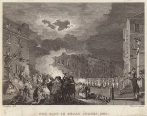 Rel op Broad Street in 1780 door Francis Wheatley