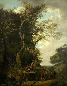 De Oogstwagen door Francis Wheatley