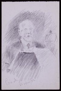 Portret van Alfred Powell door Francis Wilfred Lawson