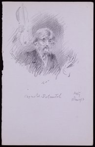 Portret van Arnold Dolmetsch