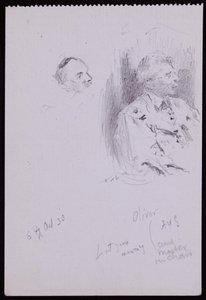Portret van Basil Oliver door Francis Wilfred Lawson