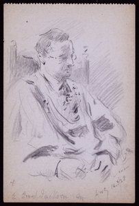 Portret van Ernest Jackson door Francis Wilfred Lawson