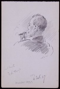 Portret van Francis Troup door Francis Wilfred Lawson