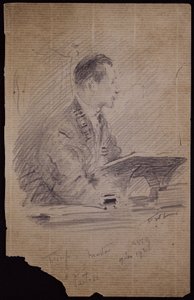Portret van Francis Troup door Francis Wilfred Lawson