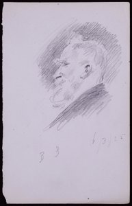 Portret van George Bernard Shaw door Francis Wilfred Lawson