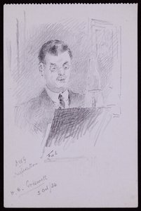 Portret van HB Cresswell