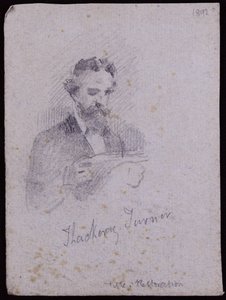 Portret van H Thackeray Turner, c.1900 door Francis Wilfred Lawson