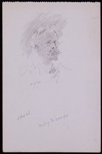 Portret van Halsey Ricardo door Francis Wilfred Lawson