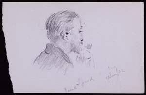 Portret van Harold Speed door Francis Wilfred Lawson