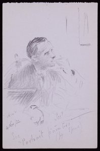 Portret van Harold Speed door Francis Wilfred Lawson