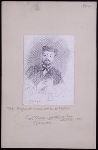 Portret van Karl Krall door Francis Wilfred Lawson