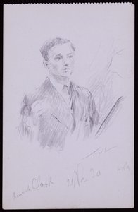 Portret van Kenneth Clarke door Francis Wilfred Lawson