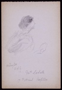 Portret van mevrouw Arundel Esdaile door Francis Wilfred Lawson
