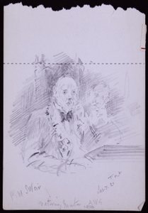 Portret van RW Schultz Weir door Francis Wilfred Lawson