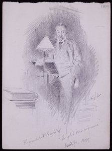 Portret van Reginald Blomfield door Francis Wilfred Lawson