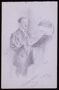 Portret van Sir Charles Holmes