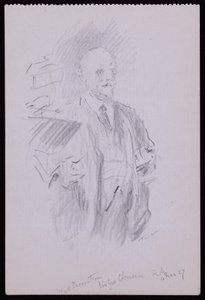 Portret van Sir George Clausen door Francis Wilfred Lawson
