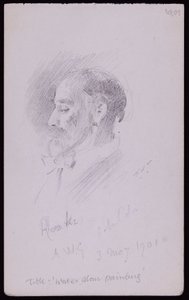 Portret van TM Rooke door Francis Wilfred Lawson
