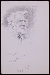 Portret van WL Wyllie door Francis Wilfred Lawson