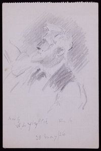 Portret van WL Wyllie door Francis Wilfred Lawson