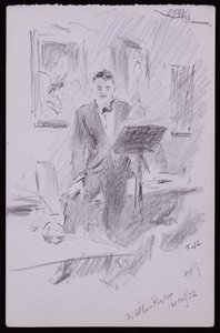 Portret van W Allan Pictor