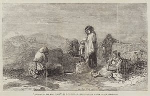 Pelgrims naar de Heilige Bron door Francis William Topham