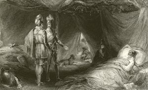 Het sterfbed van de rover door Francis William Topham
