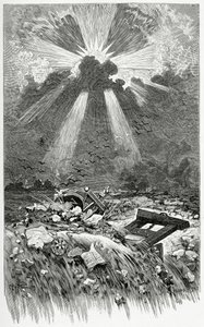 La Débacle - illustratie uit Napoléon le Petit, 19e eeuw door Francis and Scott, Henry Fowke