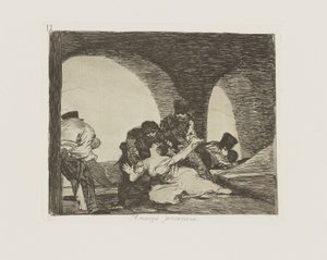 Bittere aanwezigheid, pl. 13 uit de serie Los desastres de la guerra (De rampen van de oorlog)