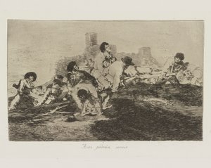 Aun podrán servir (Ze kunnen nog van nut zijn), pl. 24 uit de serie Los desastres de la guerra (De rampen van de oorlog)