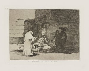 Liefdadigheid van een vrouw