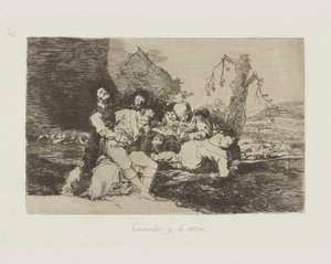 Curarlos, y ? otra. (Maak ze beter, en door naar de volgende.), pl. 20 uit de serie Los desastres de la guerra (De Rampen van de Oorlog)