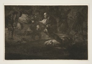 Dios los cria y ellos se juntan (God creëert hen en zij komen samen), pl. 18 uit de serie Los proverbios
