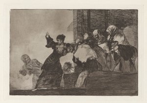 Disparate pobre, ook bekend als Twee hoofden zijn beter dan één, uit de serie Los disparates door Francisco de Goya