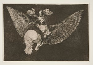 Disparate volante (Vliegende dwaasheid), pl. 5 uit de serie Los proverbios