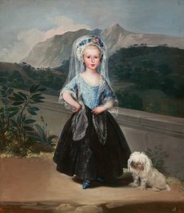 María Teresa de Borbón y Vallabriga, later Gravin van Chinchón, 1783 door Francisco de Goya